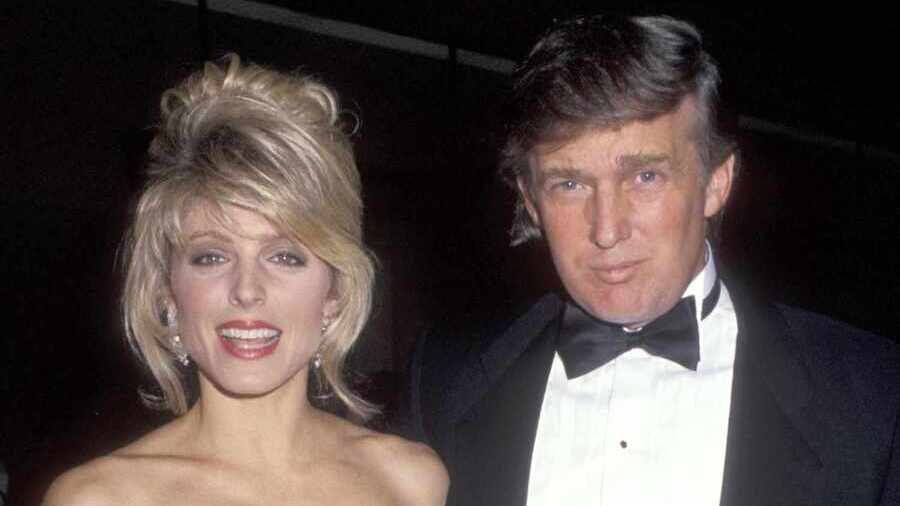 Marla Maples con Donald Trump Foto de Marla Maples y Donald Trump